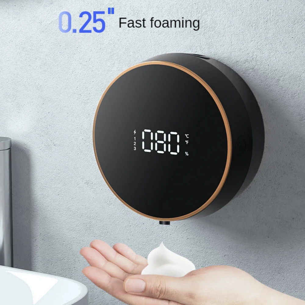 

New wall mounted automatic sensing foam cell phone washing sensor foam machine