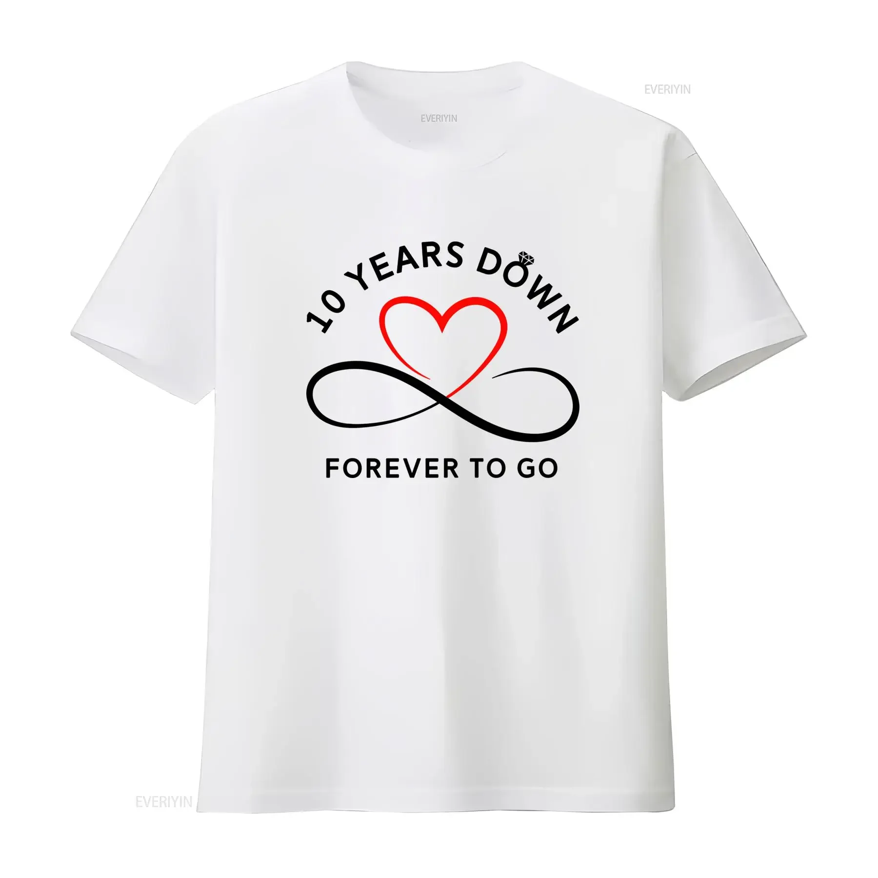 Minimalist Red Line Art Hollow Heart Print Casual T Shirt vintage Washed Soft streetwear designer clothes Stretched Versatile