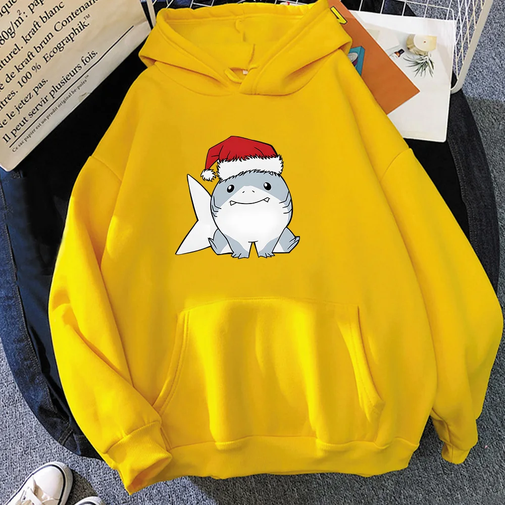 Jeff The Landshark Hoodies With Pocket Cute Harajuku Kawaii Sweatshirt Funko Pop Comfortable Clothes Moletom Comic Pullovers