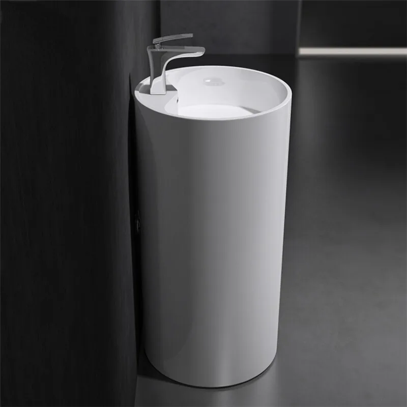 

freestanding unique modern stone pedestal sink pedestal basin