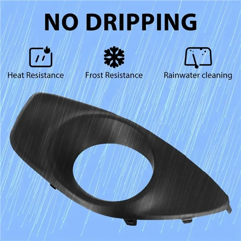 FOR Marcos decorativos para coche cubierta para faros antiniebla delanteros, para Santa Fe 2010-2012, 86523-2B700, 86524-2B700,