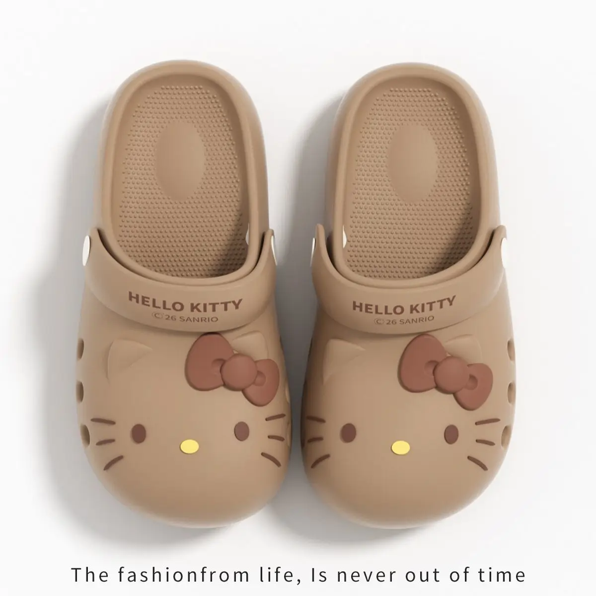 

Sanrio Hello Kitty Cute Kawaii Children Eva Slippers Soft Non Slip Casual Sandals Comfortableandbreathable Summer Beach Slippers