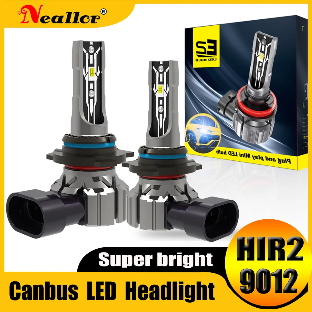 2x-hir2-9012-led-headlight-canbus-car-bulb-6000k-white-light-moto-turbo-diode-lamp-12v-for-toyota-rav4-2016~2018