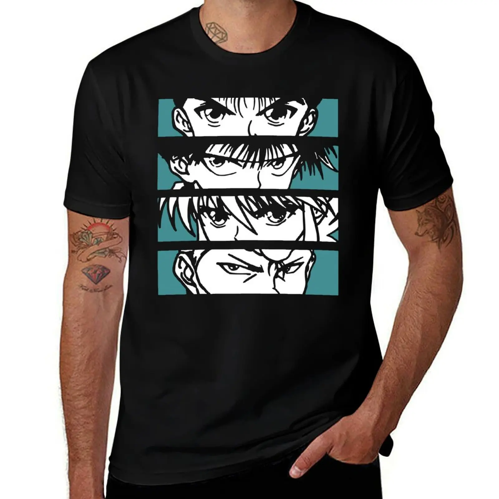 

Yu Yu Hakusho Retro Vintage T-Shirt t shirt man casual T-Shirt