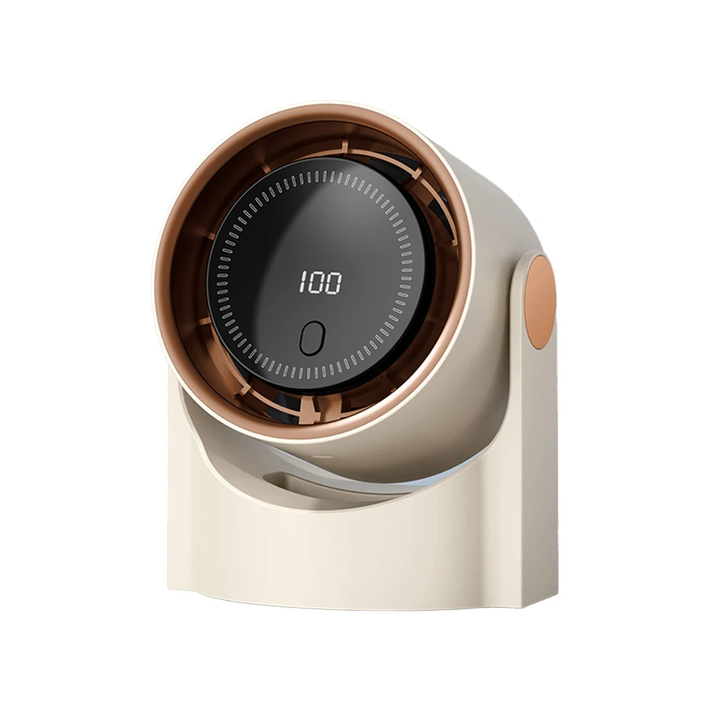Bladeless Desktop Fan with 100 Adjustable Speeds and USB Charging Capability for Comfortable Cooling Experience