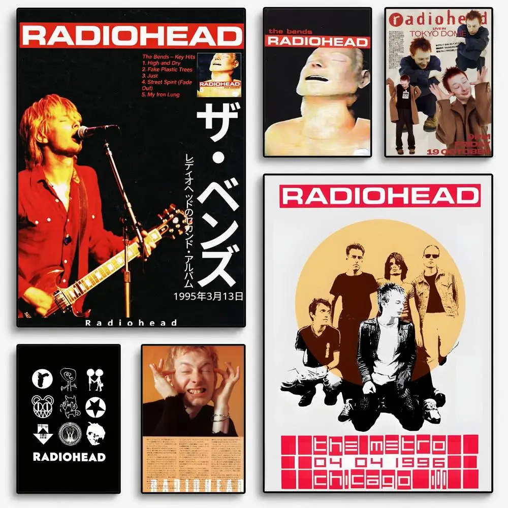 Singer Band RadioheadS Poster Room Home Decoration Interior Wall Art Printing Garage Posters Gift