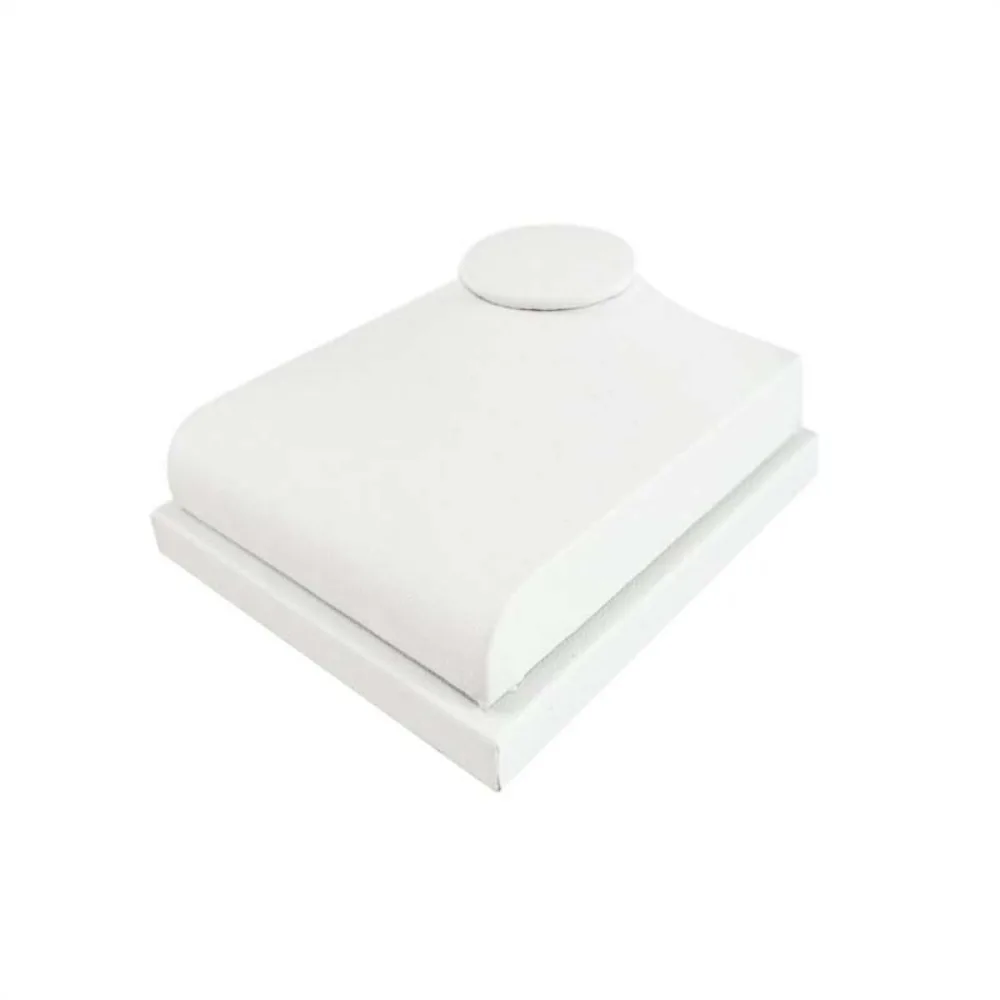 Mini Neck Portrait Model Jewelry Rack Fashion Velvet Pendant Necklace Showing Stand Ornaments High-end Jewelry Display Props