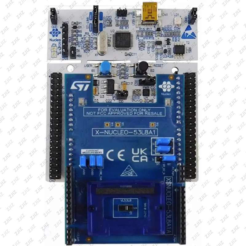 P-NUCLEO-53L8A1 لوح تمديد 8x8 متعدد المناطق ToF SATEL-VL53L8 لـ STM32F401RE