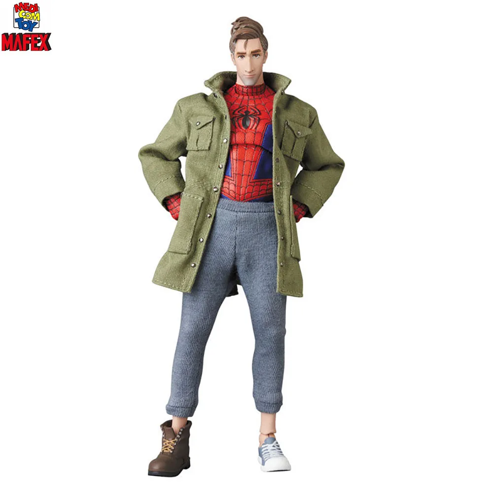 Original in Stock Medicom Toy Mafex (No.109-235)  Spider-Man: Into The Spider-Verse Spider-Man Collection Series Model Toys