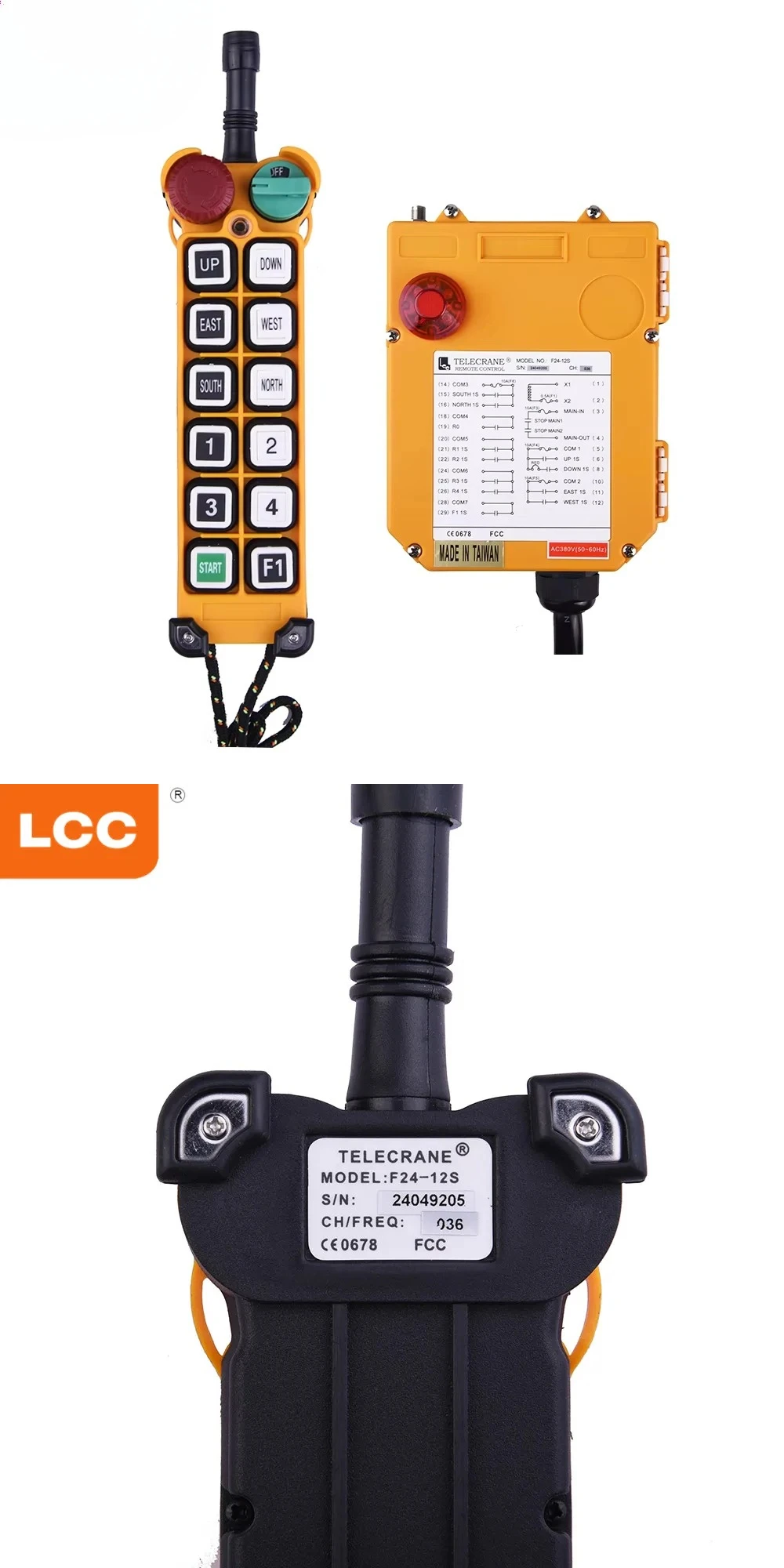 Rc Transmitter - Pont roulant hydraulique F24-12S Hetronic, pompe
