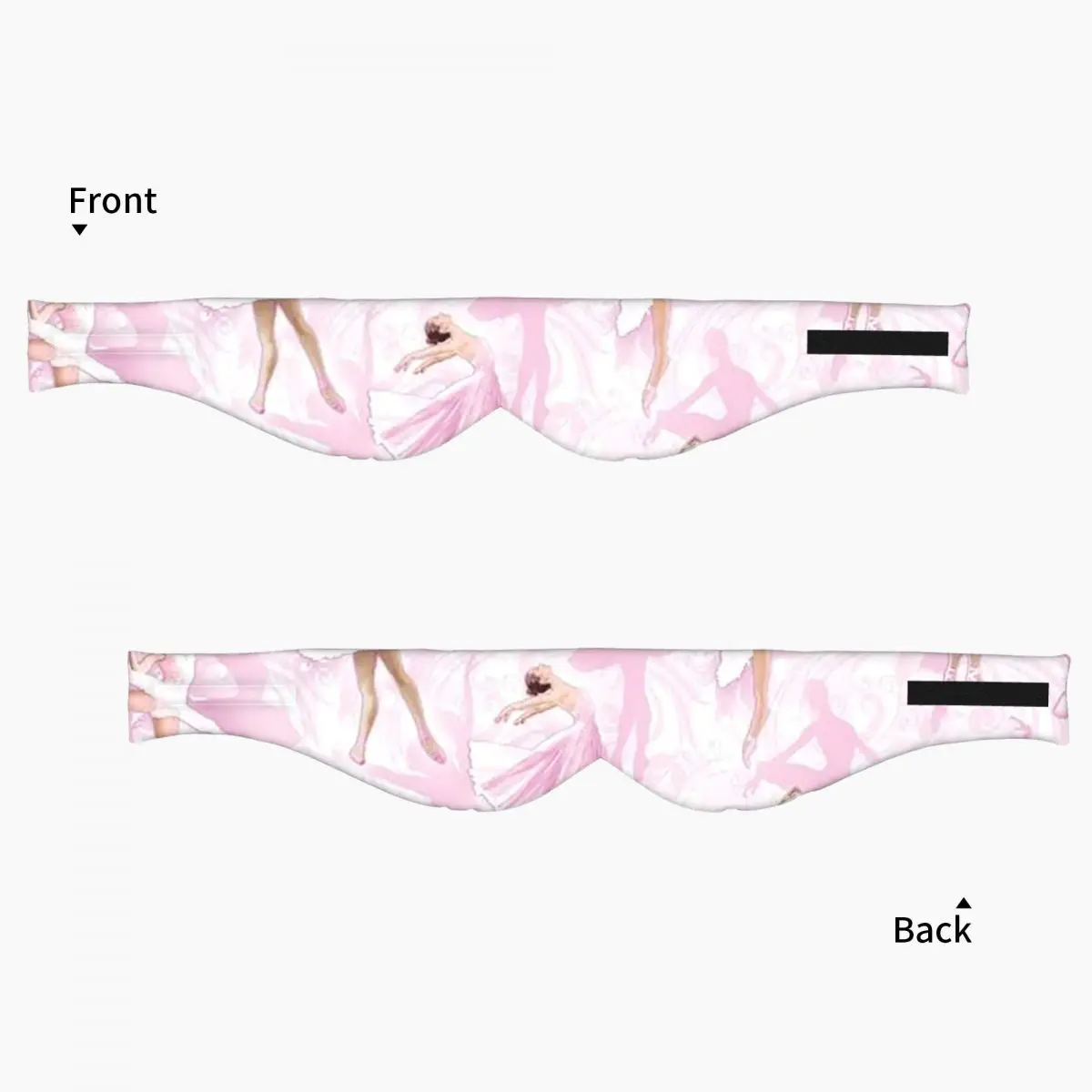 Ballet Dance Makes Me Free Ballerina Dancer sleep eye mask Light Eye Cover for Girls Boys Office Nap Party Eyeshade eyepatch view 3