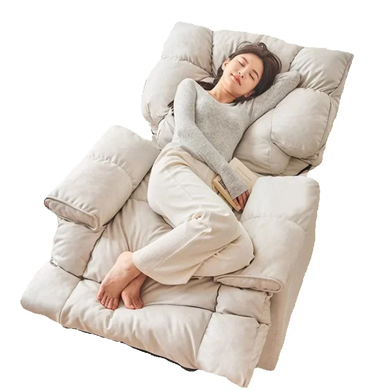 صالون شخص أريكة استرخاء حديثة بسيطة بيضاء الشمال أريكة فردية مصمم مريح ما بعد الحداثة Sillon Cama أثاث الفندق #6