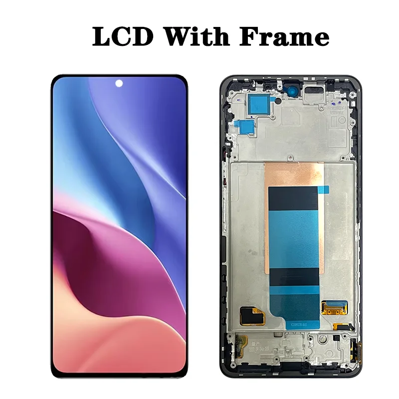 6,67''Original Para Xiaomi Poco F4 LCD 2021211 RG RG 22021211 Conjunto do digitador da tela de toque da exposição de RI para PocoF4 5G LCD