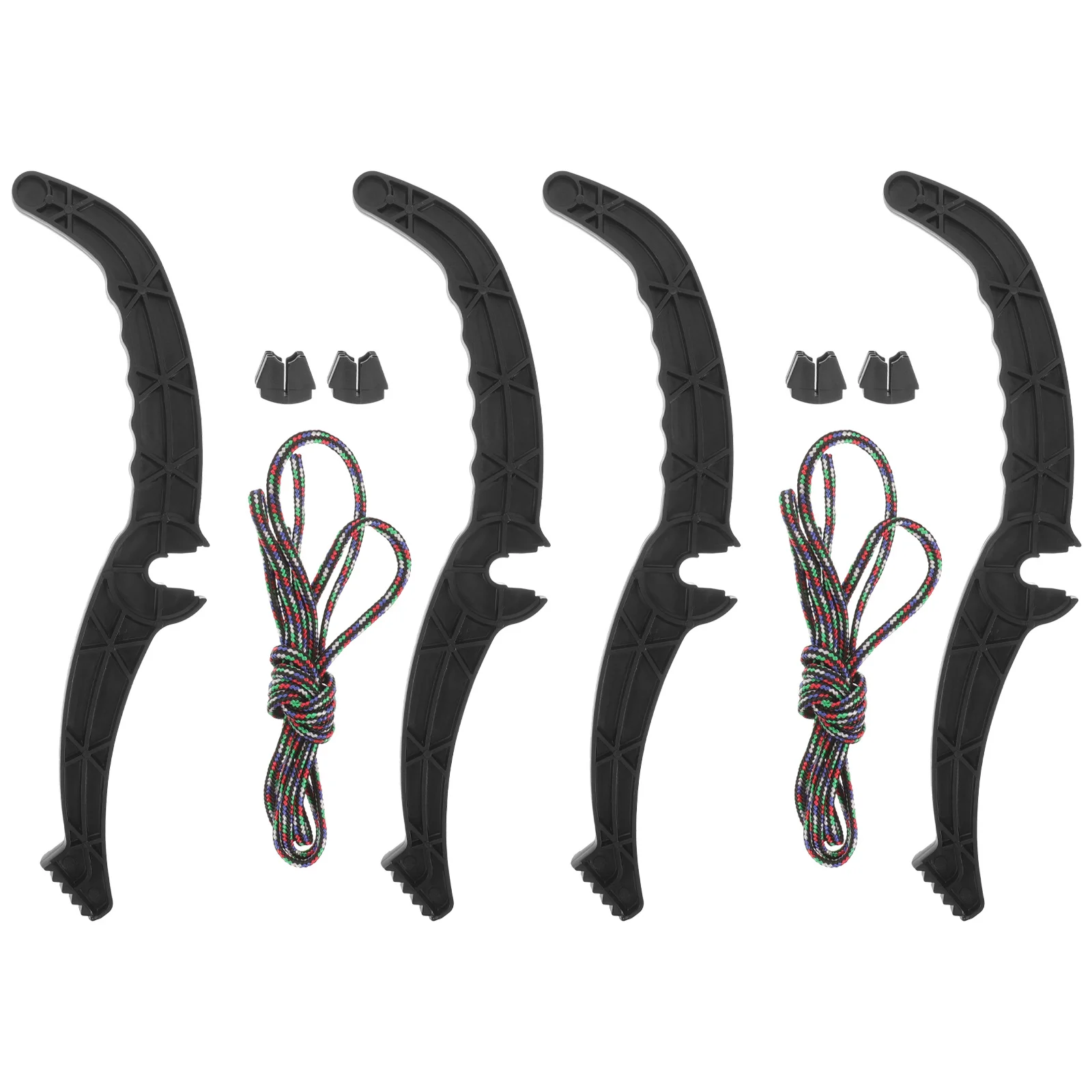 

2 комплекта, ручка для лыжного тормоза, пластиковый аксессуар для сноуборда, противоскользящая уличная лыжная доска, запасная часть, профессиональные сани, тормозной рычаг