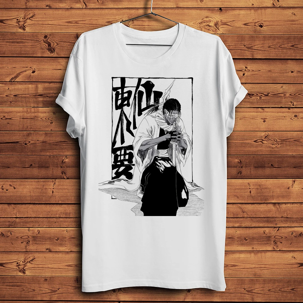 bleach Gotei 13 Kyoraku Shunsui Ichimaru Gin Funny anime T-Shirt Men Short sleeve Tee Unisex Manga Streetwear TShirt