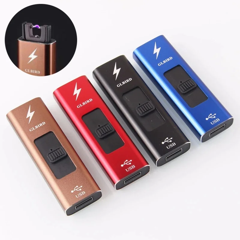 

Hot Selling Plasma USB Charging Windproof Pulse Arc Lighter Outdoor Flameless Candle Kitchen Barbecue Lighter Men's Gifts