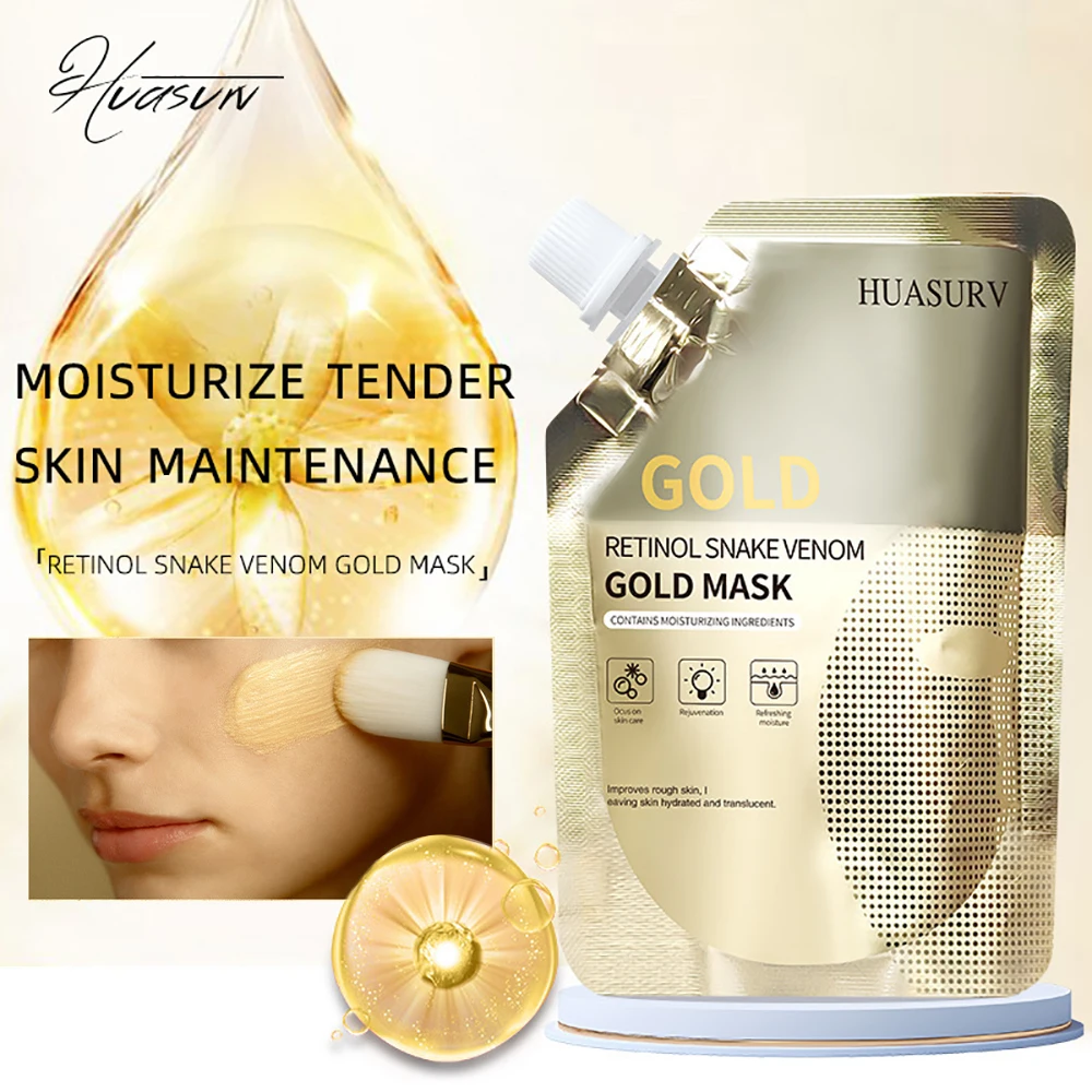 Gold Schlamm maske Mitesser Entferner große Poren Reinigung reinigende Gesichts maske T-Zone Nase schwarze Punkte schälen Maske Hautpflege produkte