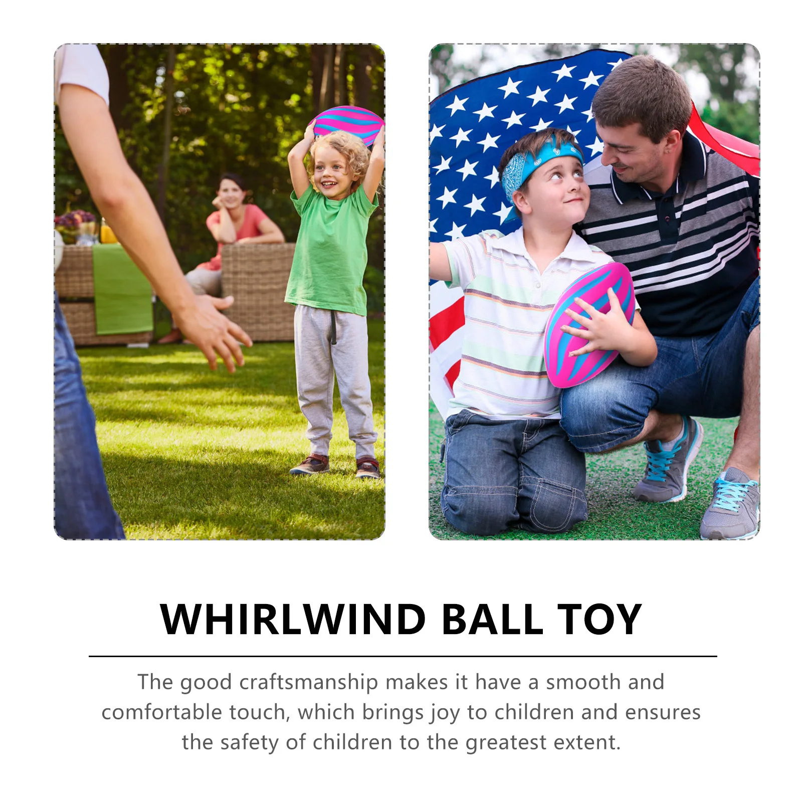 

1pc Tornado Shaped Pu Rugby Training Ball For Kids Squeezing Durable Children Plaything Creative Shaped Ball Rugby Outdoor