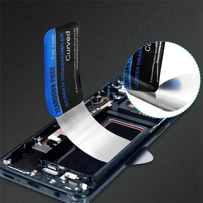 GTBL Metal Cell Phone Curved LCD Screen Opener Pry Card Tool Slim And Flexible Cell Phone Disassembly Tool