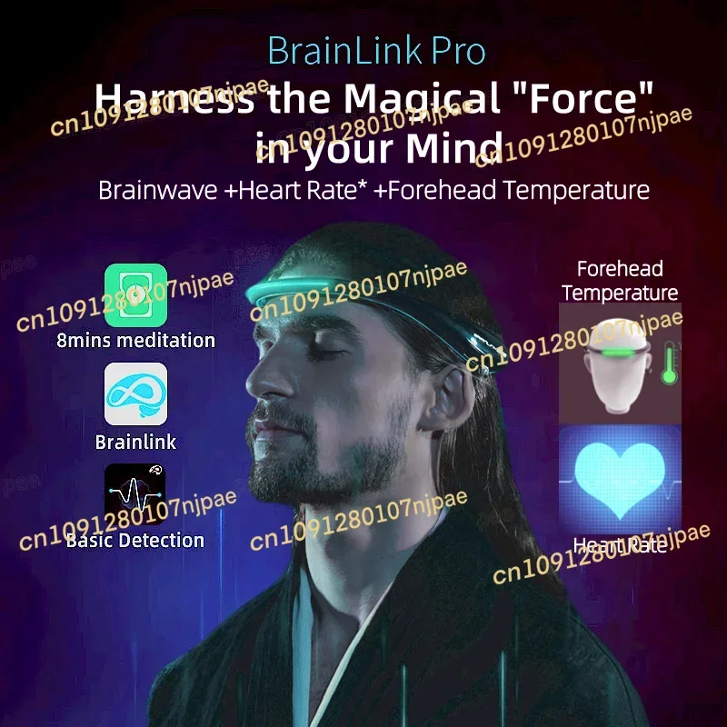 

Brainlink PRO EEG Headset Feedback Focus Training Headband EEG Brainwave Emotion Detection With Multiplayer Interactive Game