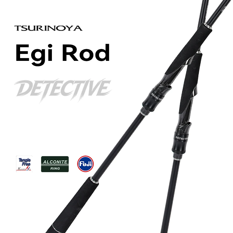 TSURINOYA Hochempfindliche Inshore EGI-Rute DETECTIVE 2,51m 2,59m Gewicht 93g FUJI A Guide Tintenfisch-Angelrute