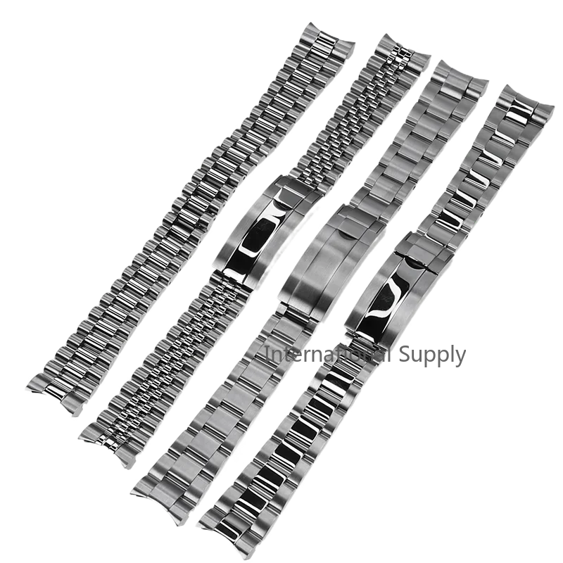 Oyster 20mm présidentiel millénaire bracelet en acier inoxydable de haute qualité pour journal sous-marin boîtier de montre étanche NH35