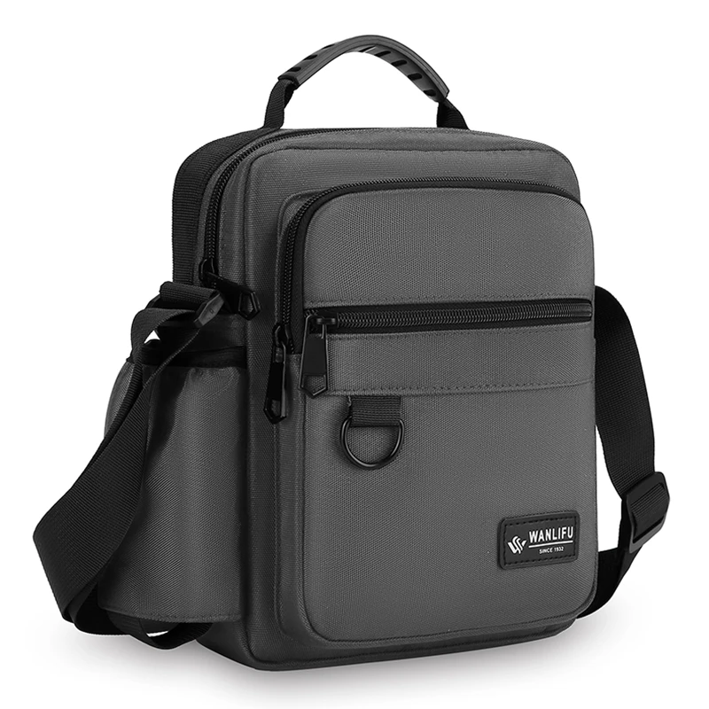 Fashion Casual Men's Bag Handbag High Quality Man Crossbody Bags Easy Travel Bag Stylish Men's Shoulder Bag with Bottle Pocket