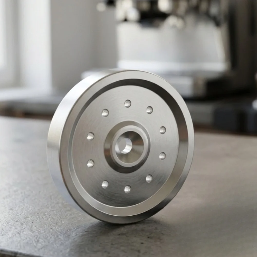Coffee Machine Part Silver Stainless Steel Shower Holder Softer Silicone Material Easy Installation Enhanced Pressure Design