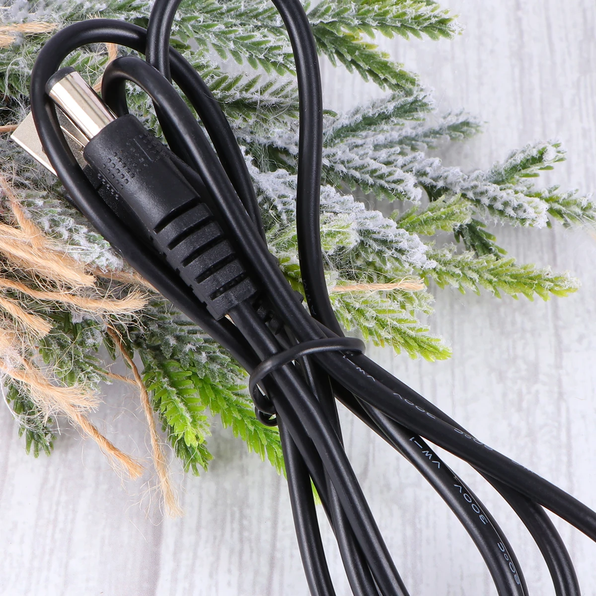 

1M Length Black USB Port 5V 5.5x2.1mm DC Barrel Power Cable Connector For Small Electronics Devices Usb Extension Cable (Black)