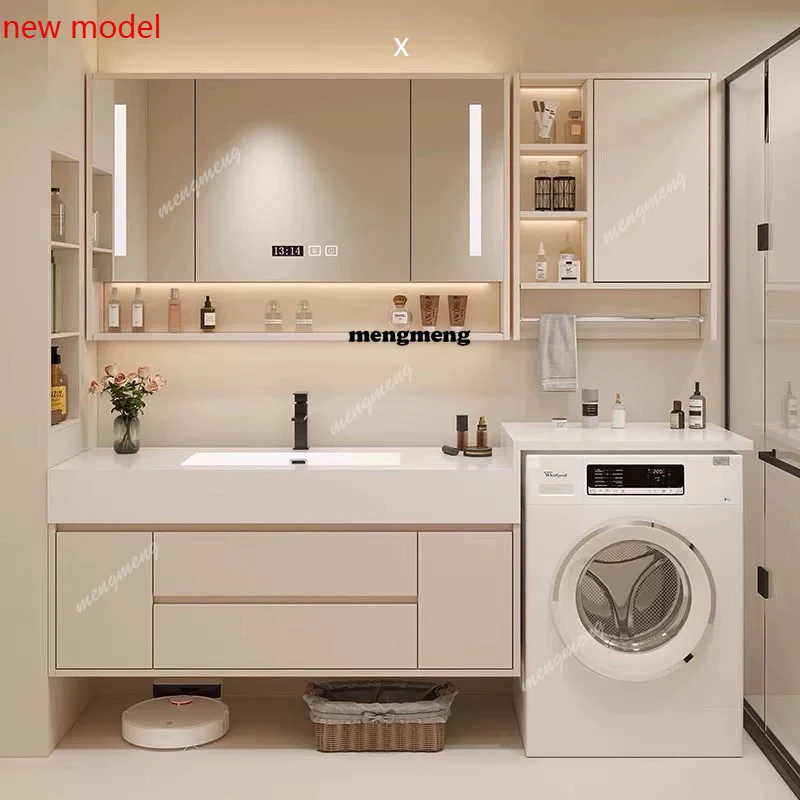 

H134Toilet Makeup Bathroom Cabinet White Drawers Dressers Accessories Vanity Perfume Cupboard Narrow Luxury Gabinete Salon Furni