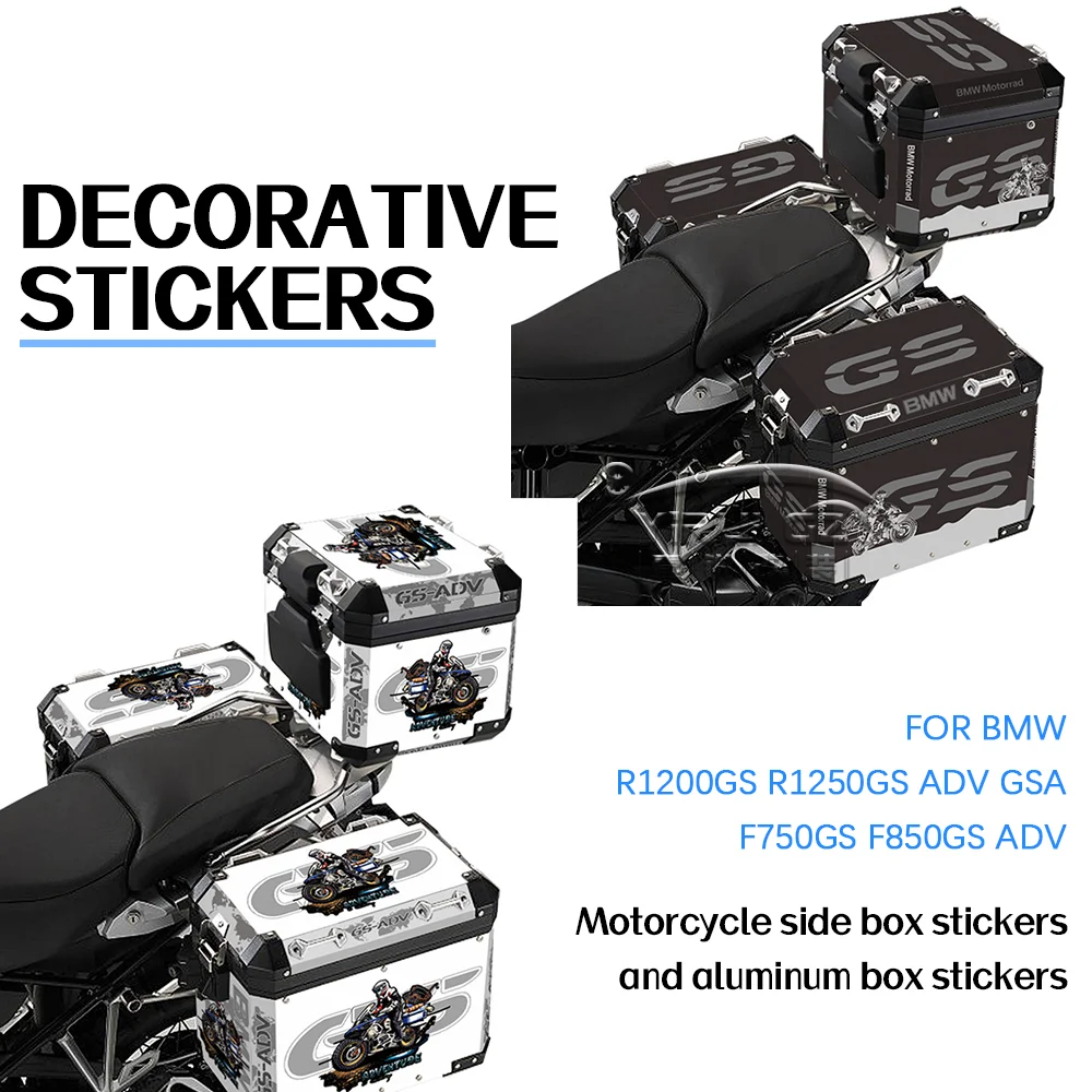 

New Trunk Adventure Reflective Sticker Protective Pad Decoration Uitable for BMW Aluminum Box R1250GS F850GS R1200GS Motorcycle