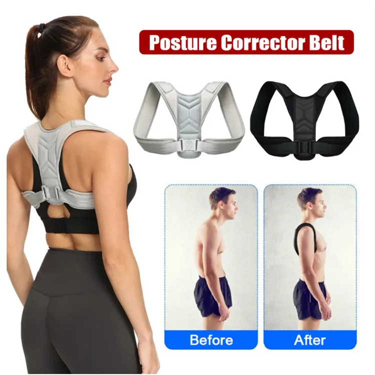 1Pc Adjustable Posture Corrector Back Support Strap Brace Shoulder Spine Support Lumbar Posture Orthopedic Belts Men Women