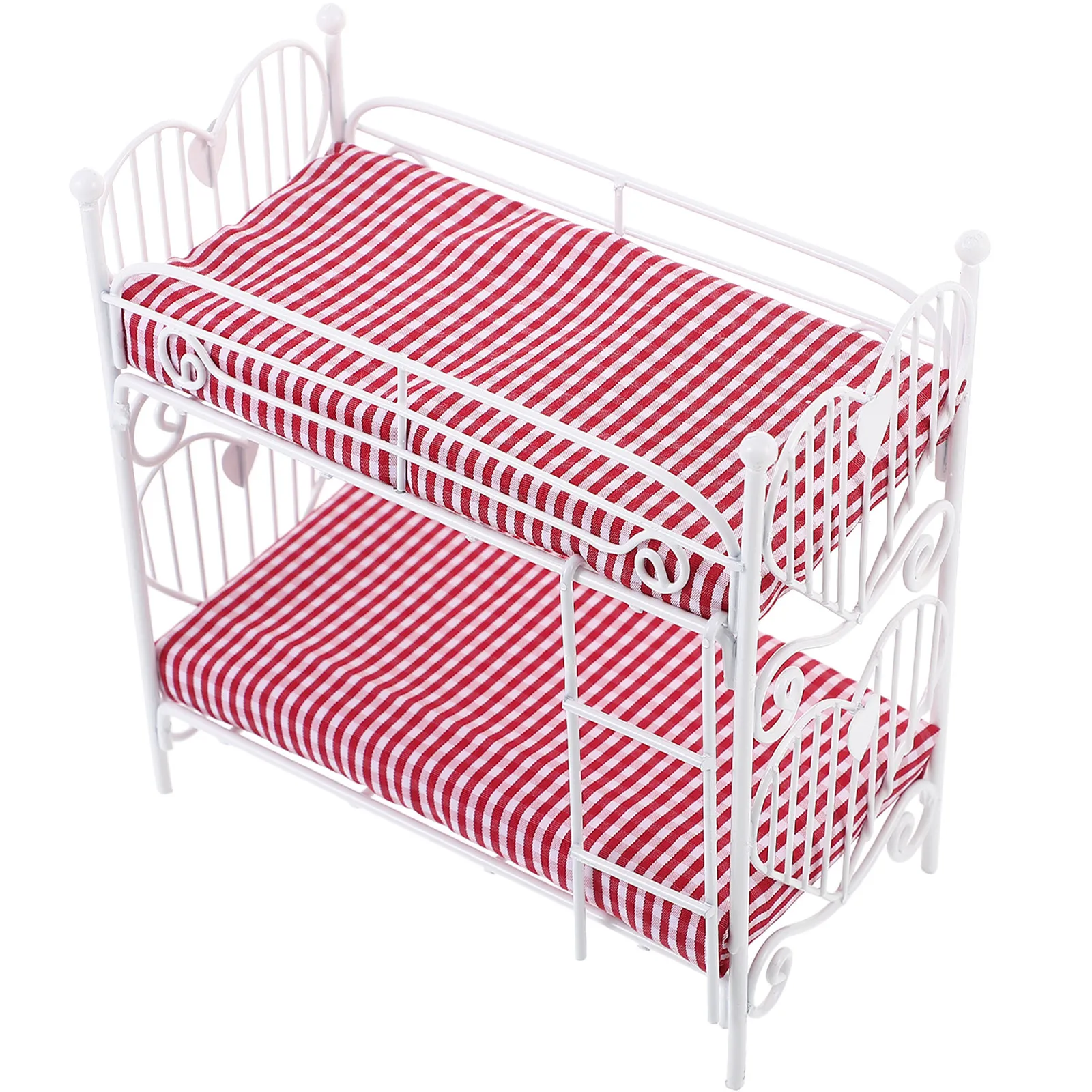 

Mini Bunk Bed 1:12 Proportion Precision Made Metal Frame for Building Home Decor Layout Small Space Arrangement