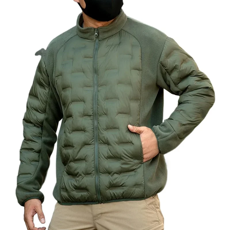 

Windproof and Warm Cotton Clothing for Men, Thick Business Casual Jacket, Multi Pocket Assault Jacket, Winter Outdoor