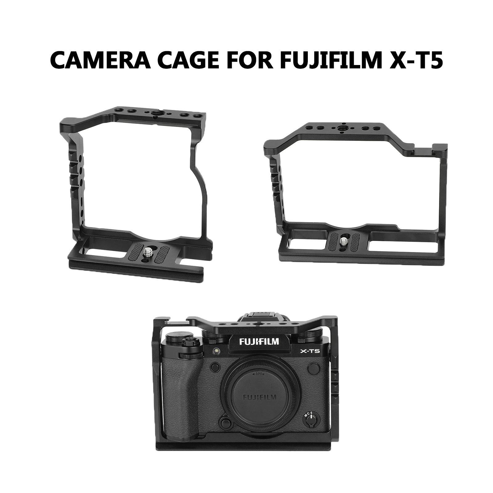 HDRIG-jaula de cámara completa/media, para FUJIFILM X-T5
