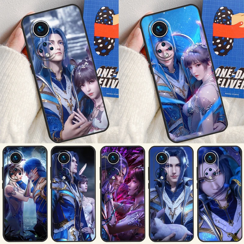 Чехол Douluo Dalu Soul land для Huawei P20 P30 P40 P60 Pro P Smart Nova 9 5T Honor Magic5 Lite X8 X9 a 50 70, чехол