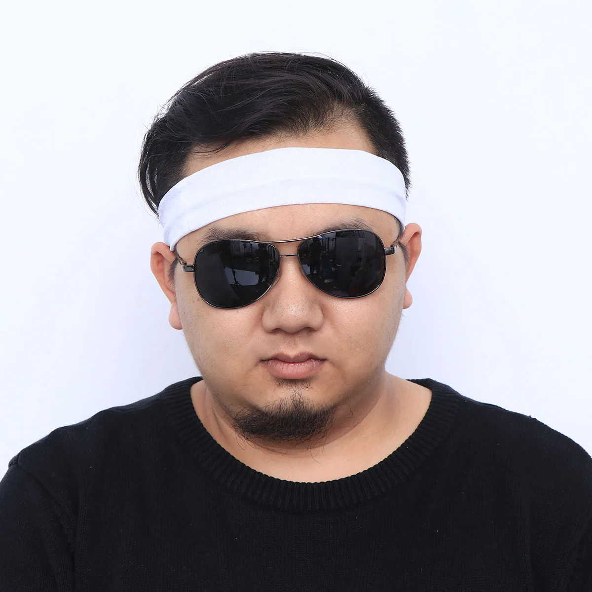 2 Diademas Deportivas de Secado Rápido, Elásticas, Anchas, para Yoga, Transpirables, Protección contra el Sudor, Cinta Elástica para Correr, Bailar y Hacer Ejercicio