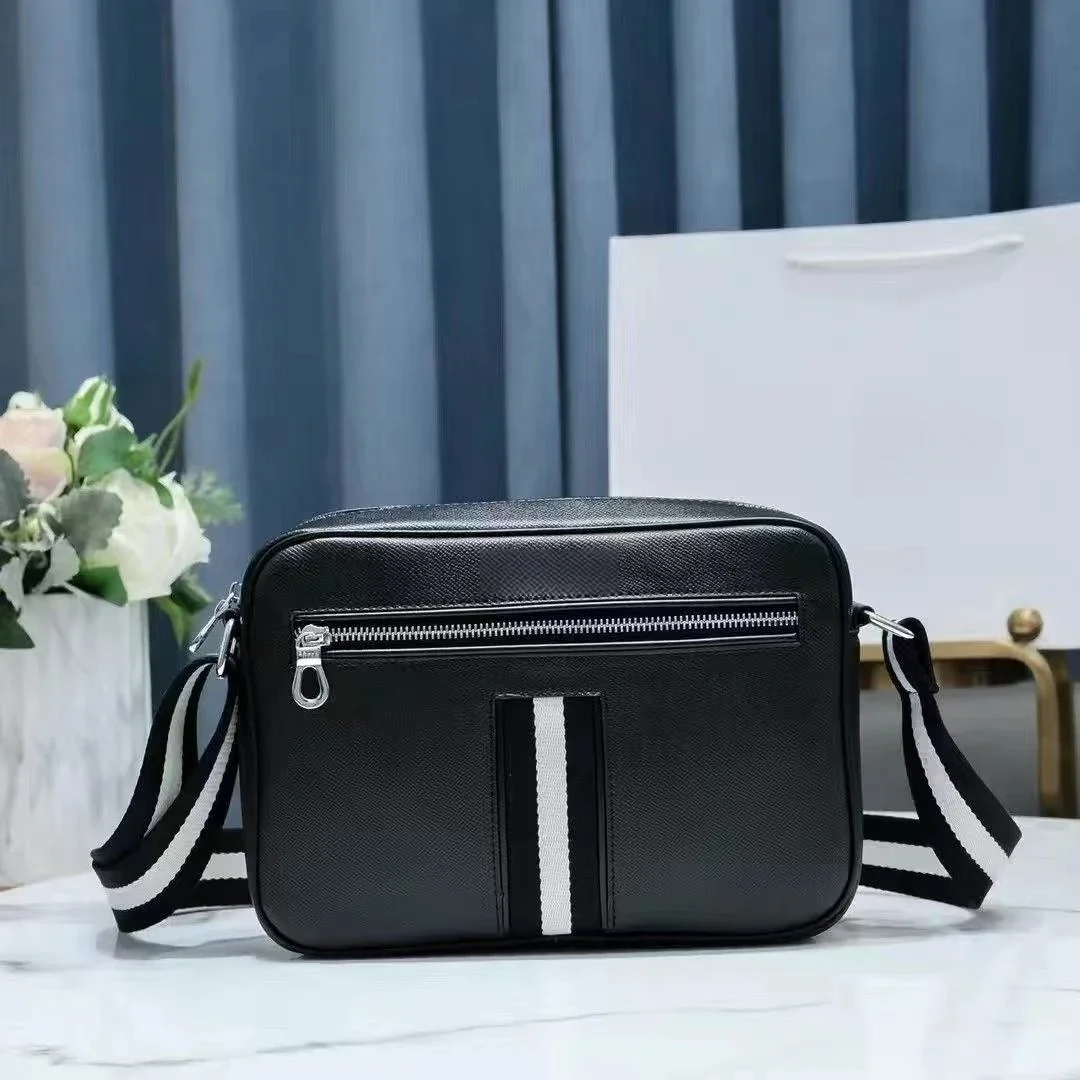 Fashion Bal Brand Shoulder Bag Men's Casual Business Commuter Shoulder Bags Crossbody Bag Genuine Leather High Quality Chest Bag