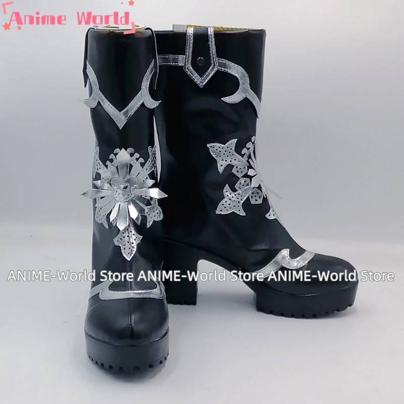 New Anime Black Butler Kuroshitsuji Shoes Cosplay Ciel Phantomhive Costume 15th Anniversary Boots Custom Made