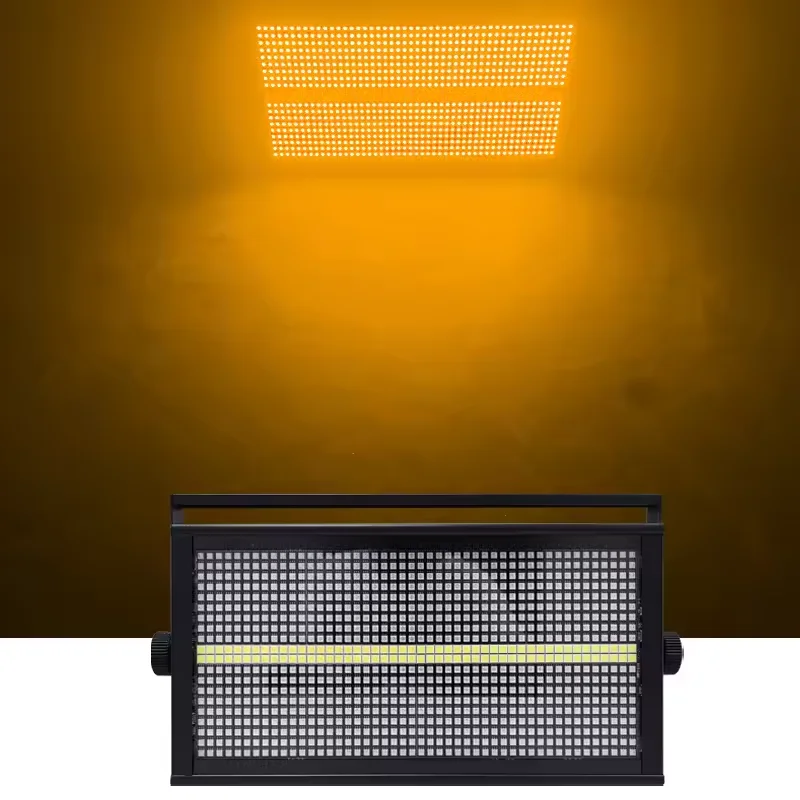 8+8 segment RGB & white strobe 960pcs LED wash effect panel light dj wedding club bar party dmx512 strobe light Stage light show