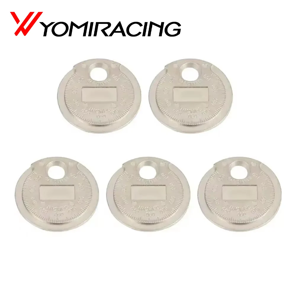 

Hot Sale YOMI 1pc Range Spark Plug Gage Caliber Measuring Tool Coin- Type 0.6-2.4mm Spark Plug Gap Gauge Measurement Tool