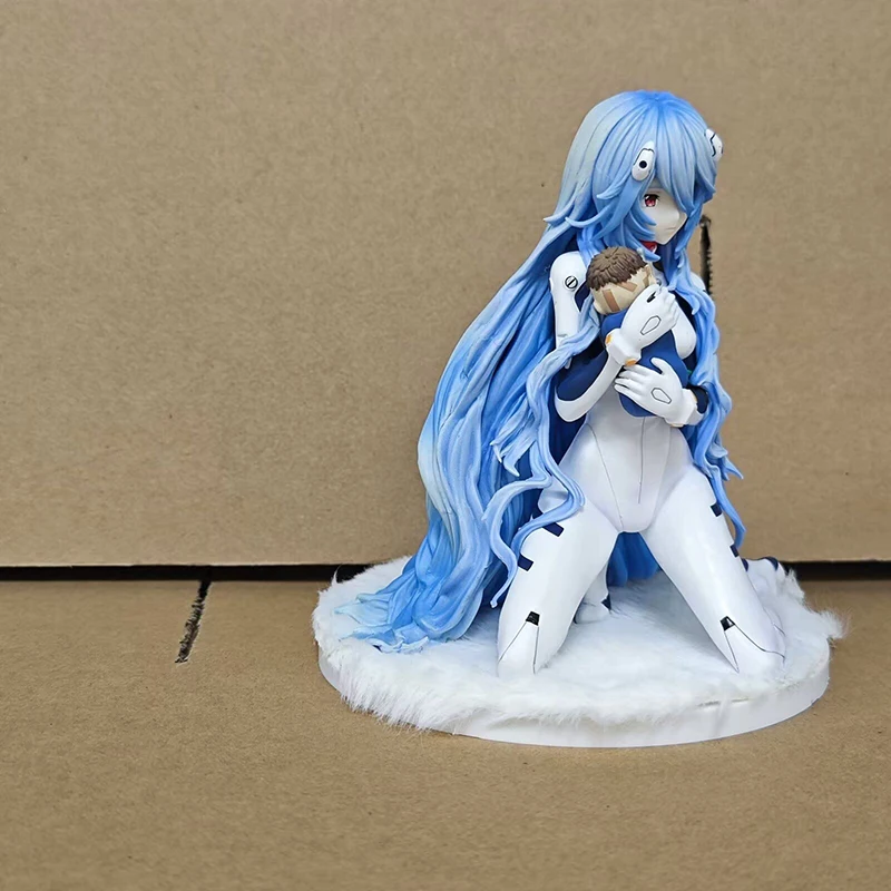 Figurines d'anime en PVC, jouets modèles à collectionner, 14cm, Ayanami Rei, Suzuhara, Sakura, Gashapon, Bear Hugging