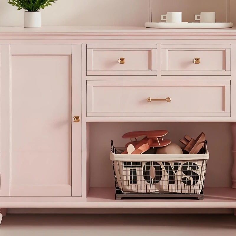 

Dopamine living room solid wood color chest side cabinet simple modern home entrance entrance cabinet bedroom storage cabinet