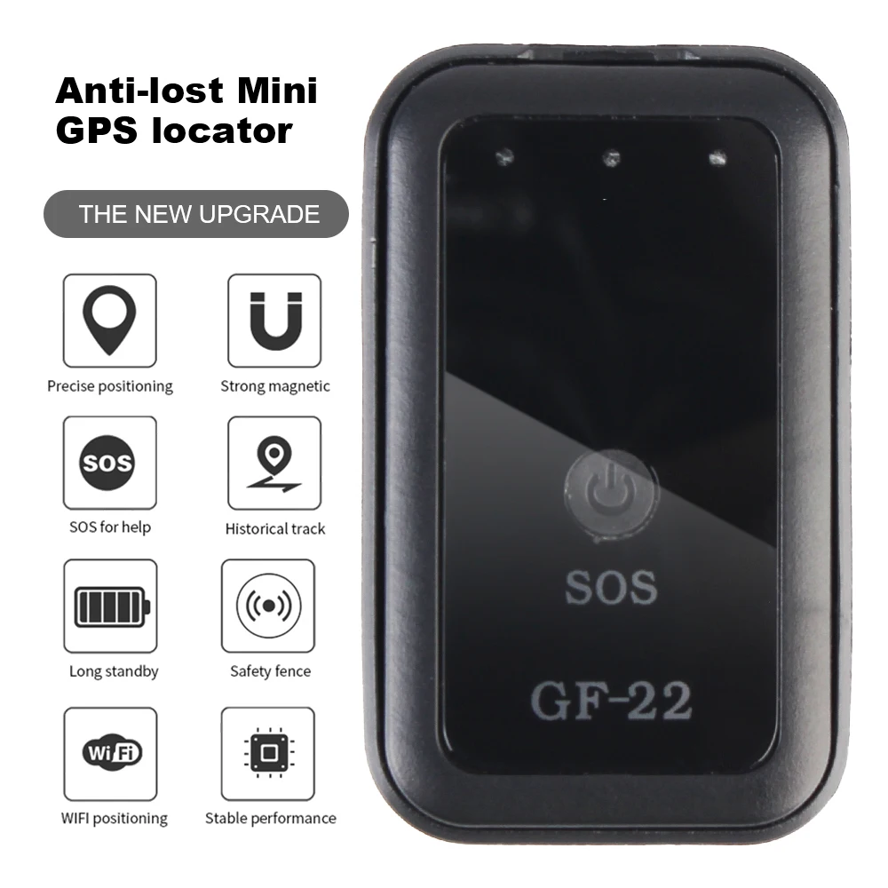 Mini Car Tracker Anti-theft GPS Tracker GPS Real Time Tracking Locator Device Real-time Vehicle Locator SOS emergency help