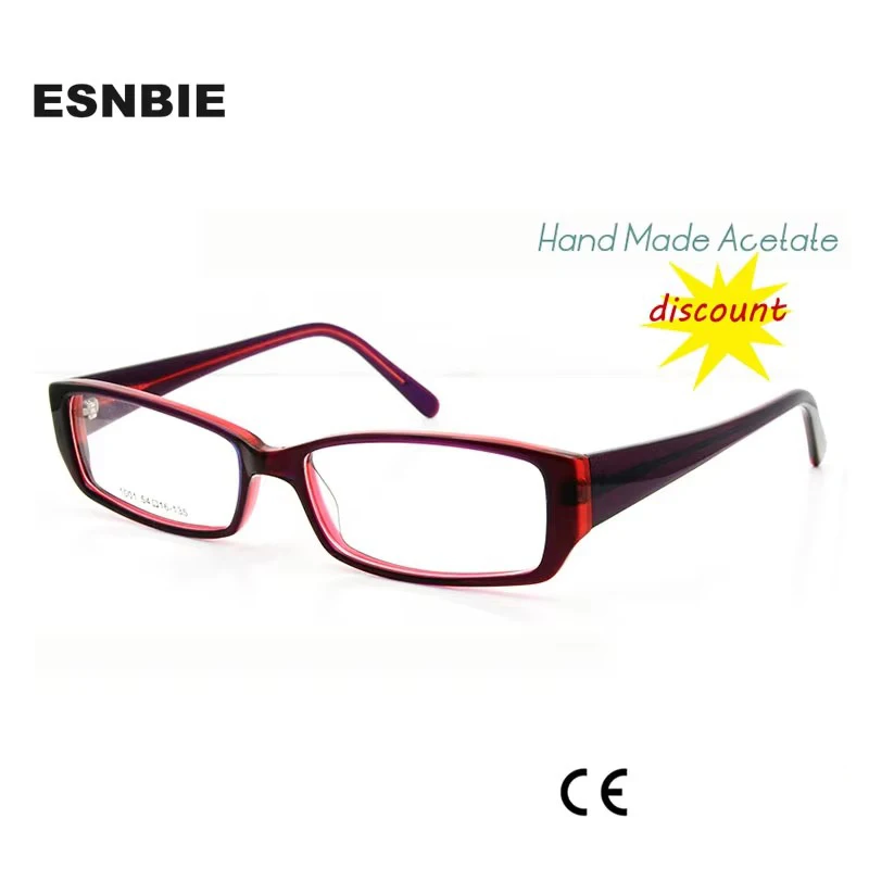 ESNBIE Eyewear Acetate Prescription Eyeglasses Women's Optical Glasses Frame Female Glasses Women monture lunettes de vue femme