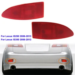 Black/Red Car Rear Bumper Tail Light Shell for Lexus IS250 IS350 2006-2013