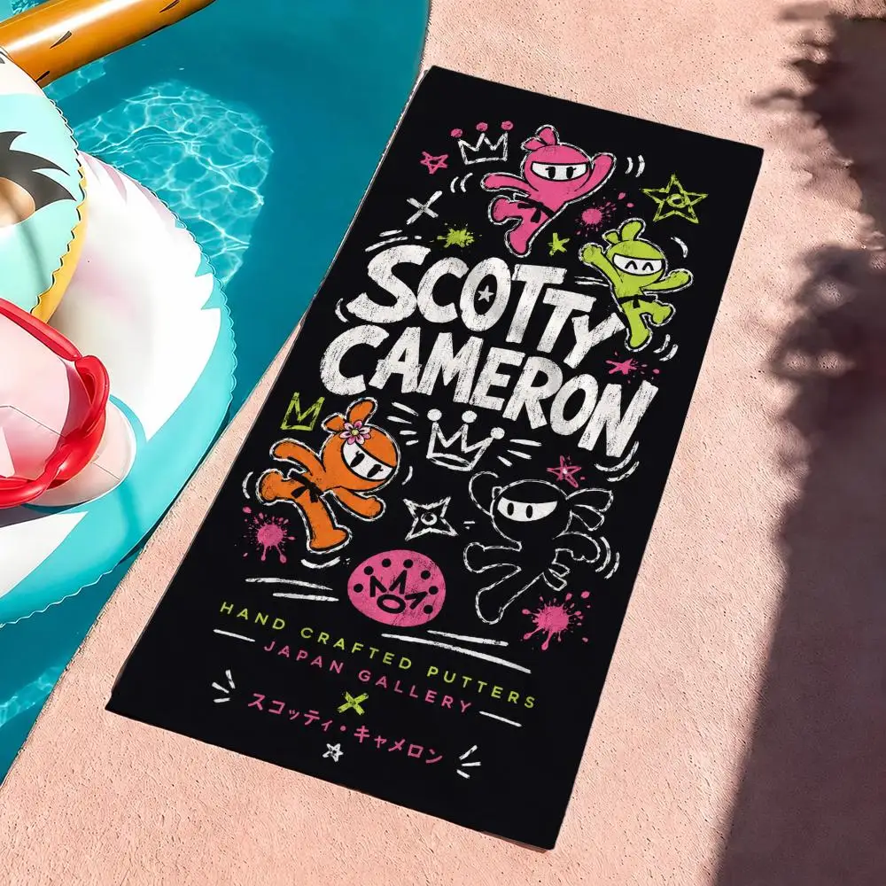 Marke Scotty Cameron Towel Mikrofaser-Strandtuch, schnell trocknend, sandfrei, ultrafeine Fasern, superweich. – Detail 7