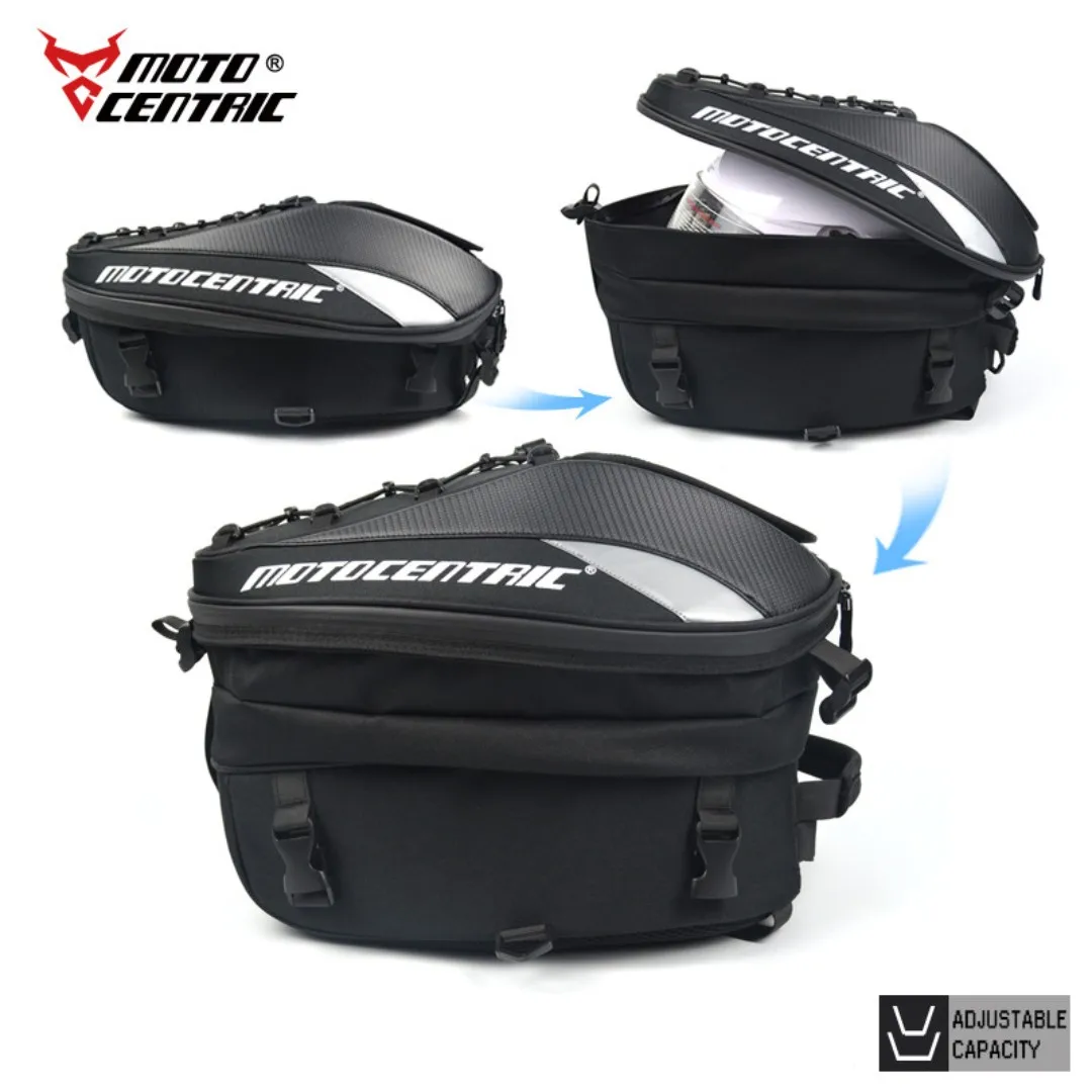 Waterproof Motorcycle Backpack, Biker Rear Seat Bag, Large Capacity Motorbike Tail Bag Moto Travel Backpack