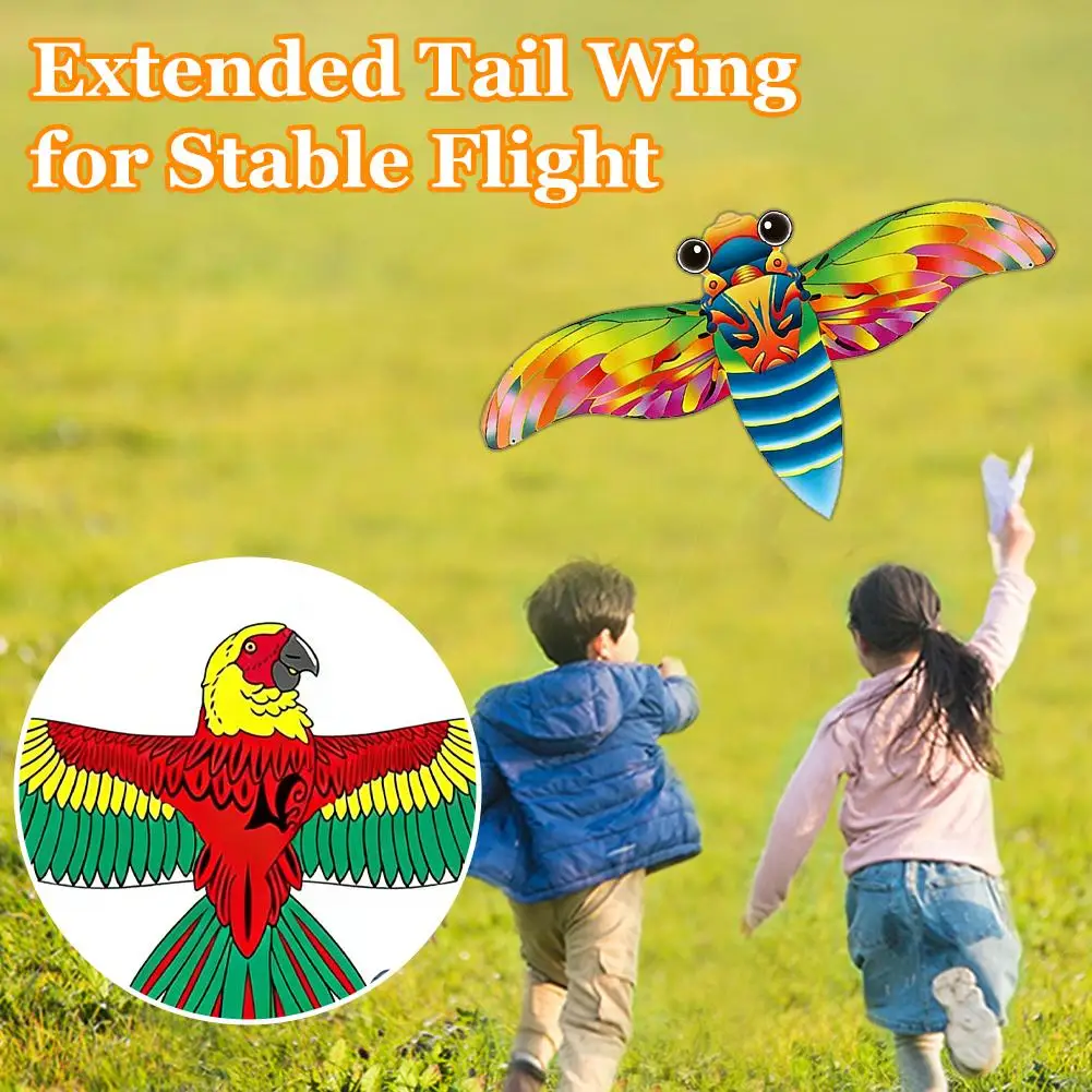 Воздушные-змеи-удочки-35-см-для-детей-яркие-ласточки-попугаи-легко-летающие-змеи-рыбки-украшение-для-сада-m0k0