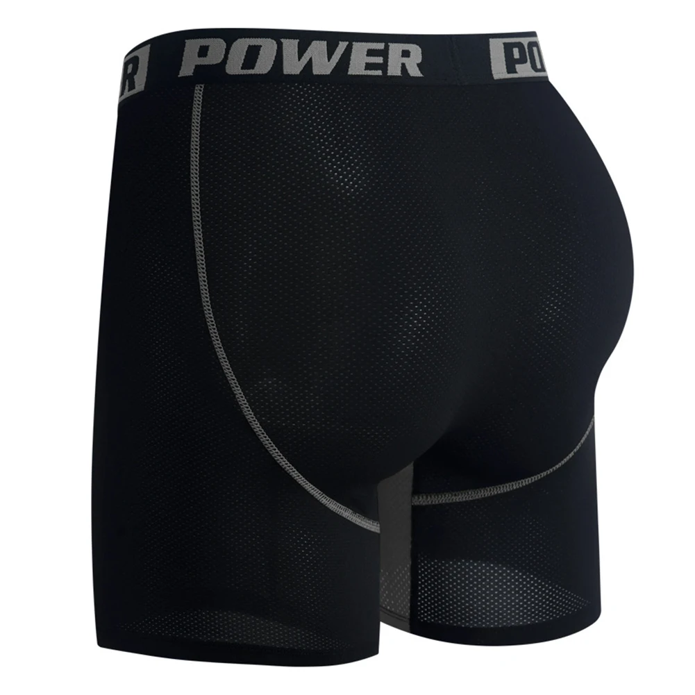 

Мужские дышащие трусы с чехлом, мужские длинные ноги, нижнее белье для бега, спортивное нижнее белье, эластичные боксеры, бесшовные трусы, мужские сексуальные трусы